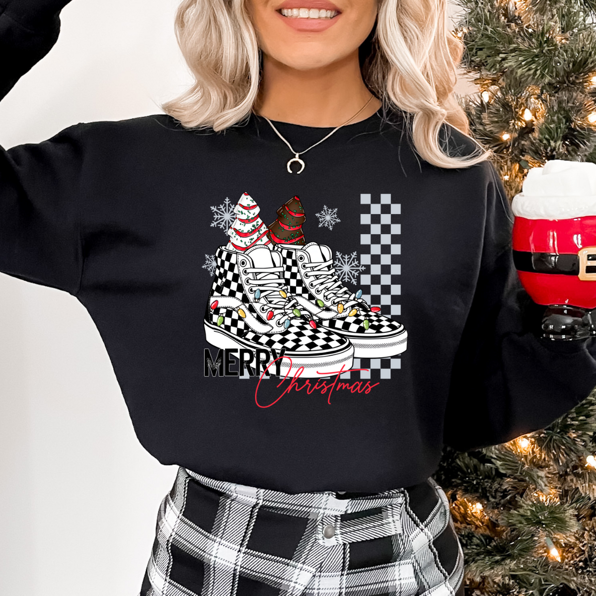 Merry Christmas sneakers DTF Transfer