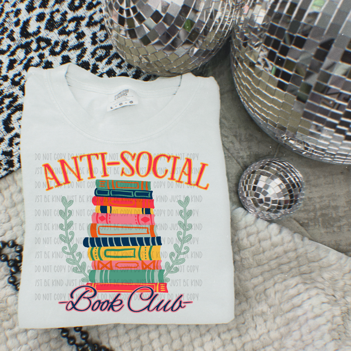 Anti Social Book Club (Kayndi) 78231 DTF Transfer