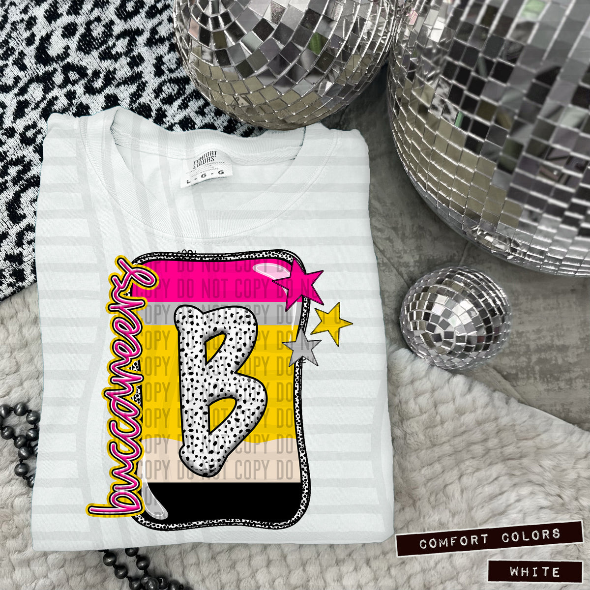 Buccaneers Pencil Mascot (Caplinger) 101207 DTF transfer