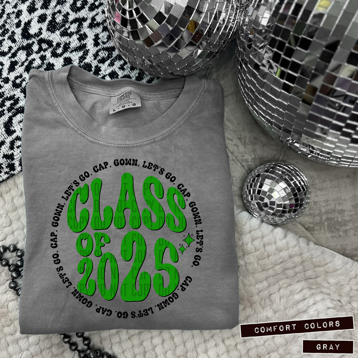 Class of 2025 Green (Caplinger) DTF transfer