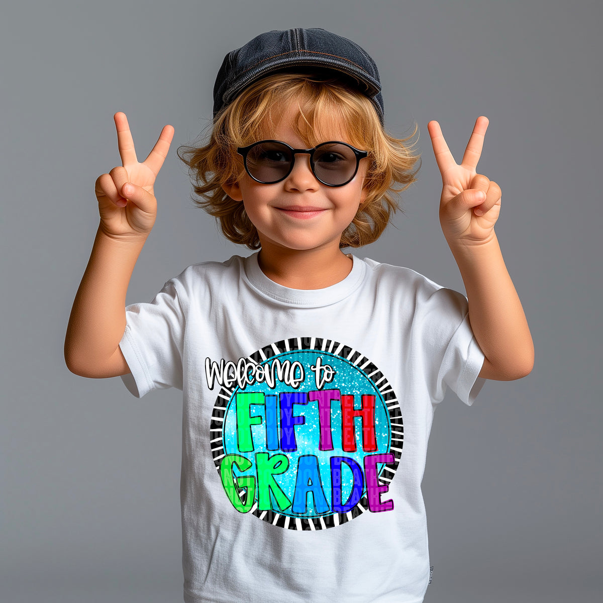 Welcome To Fifth Grade - Boy 104534 DTF transfer