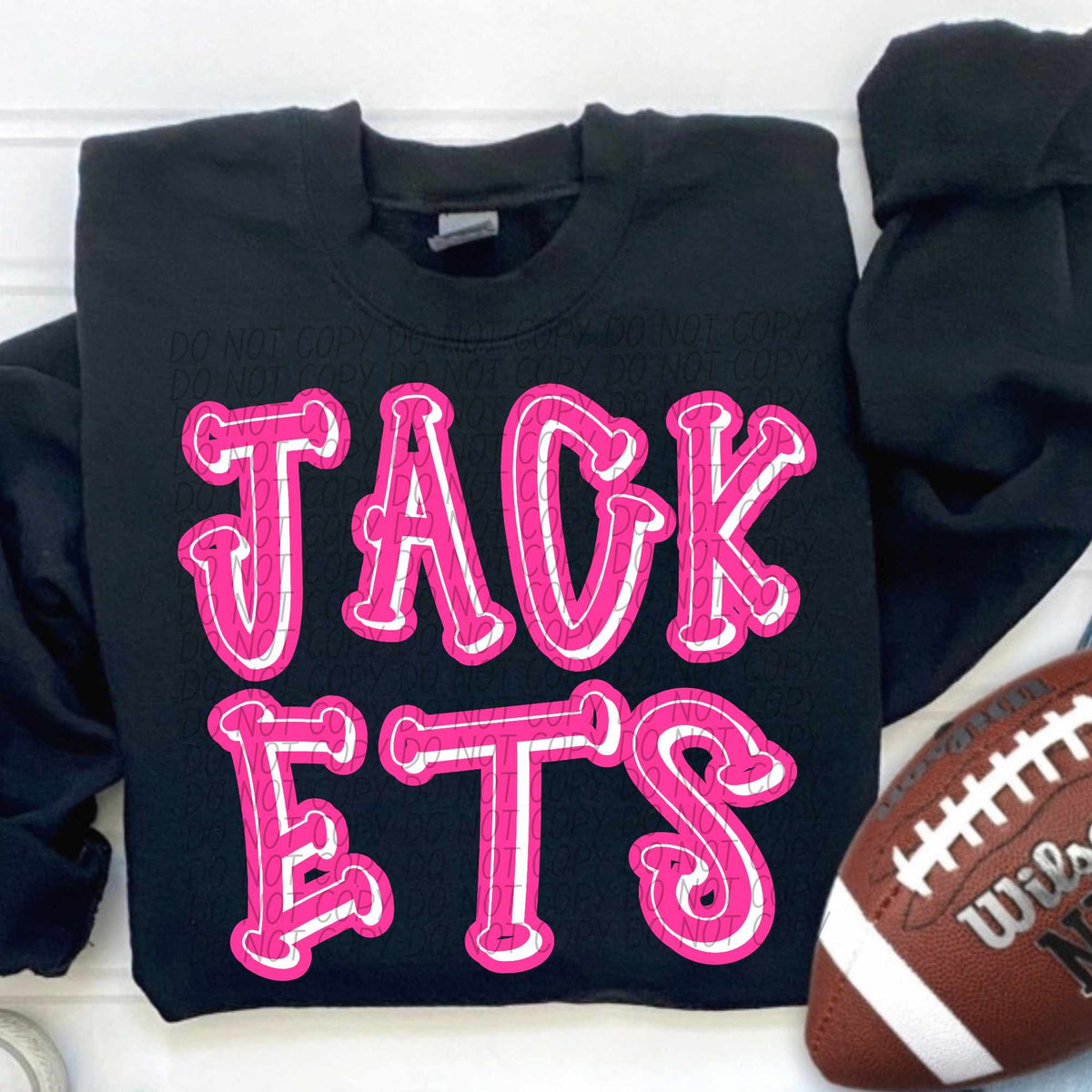 Jackets hot pink 55327 DTF transfer