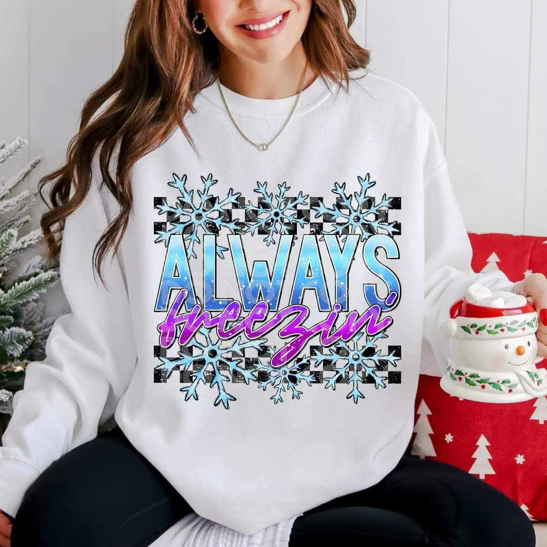 Always freedom blue and purple (PH) 65628 DTF transfer