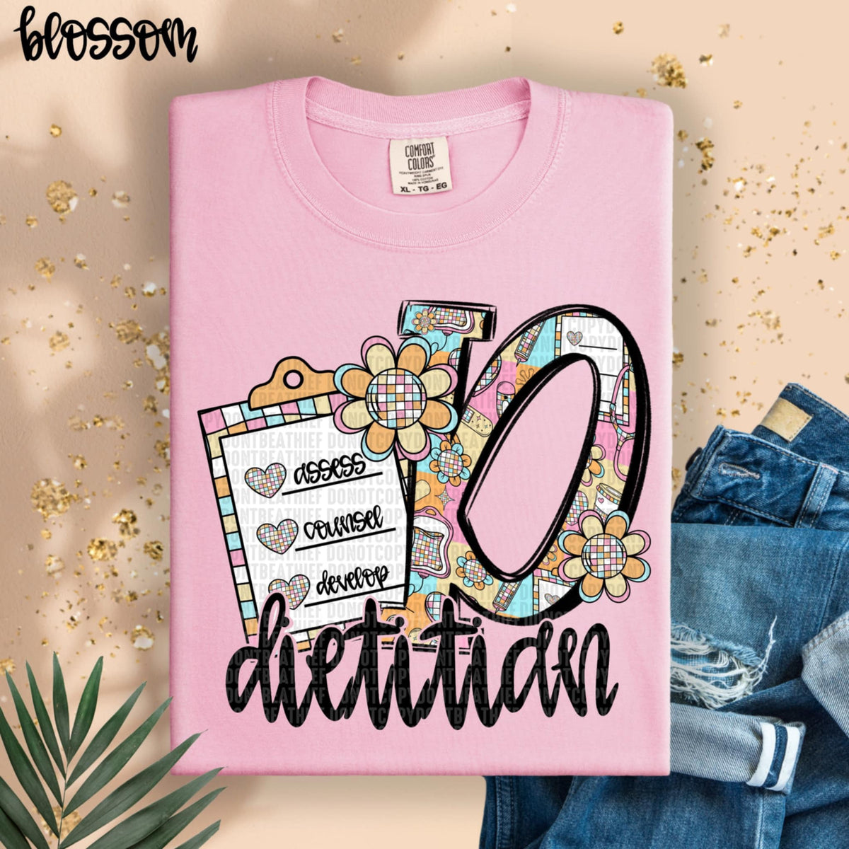 D dietitian clip board (SDD) 98381 DTF transfer