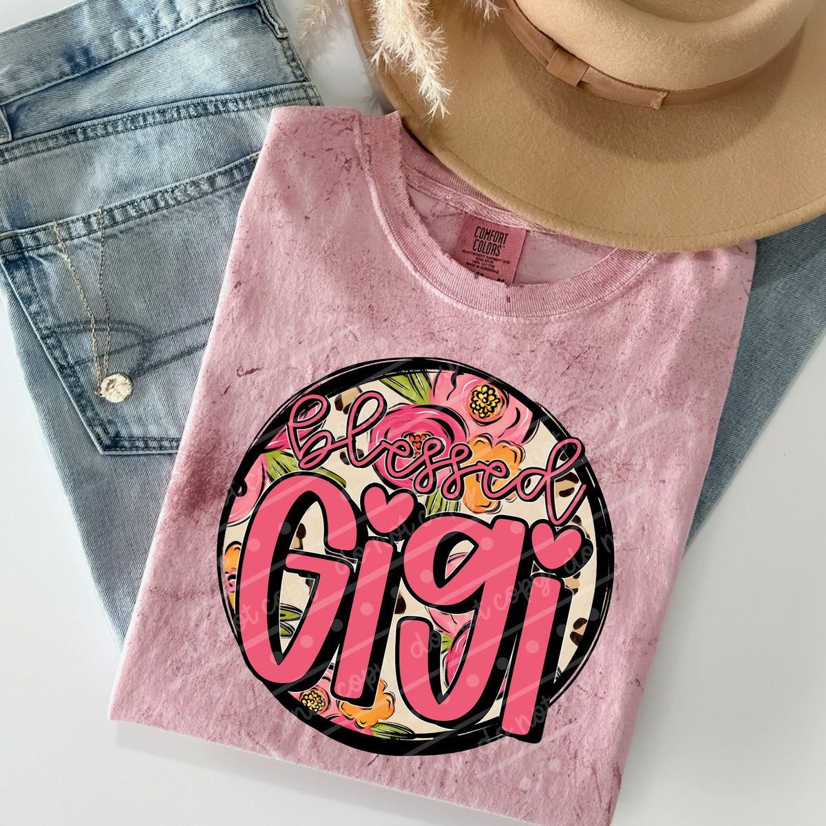 Blessed gigi circle (OHDD) DTF Transfer