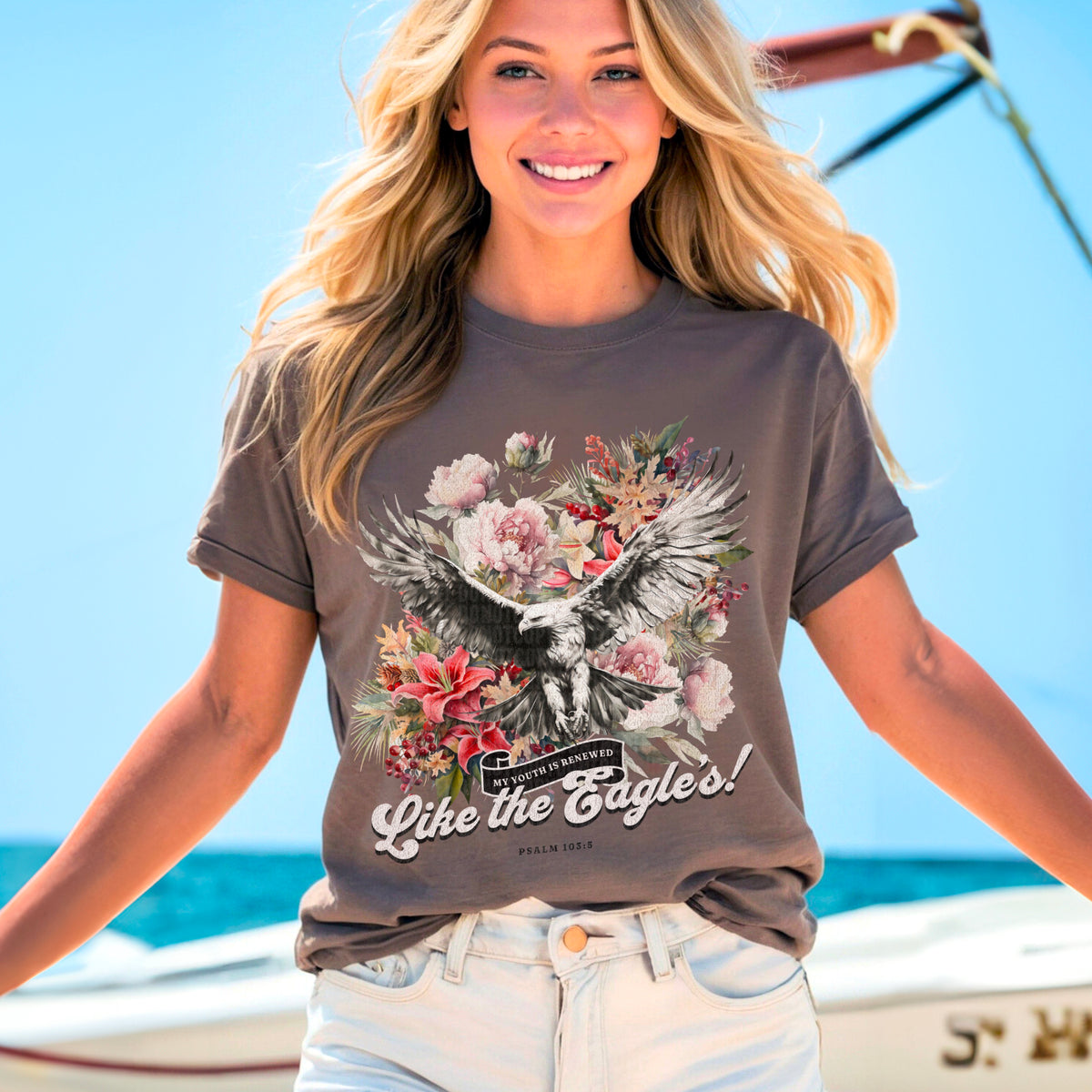 Your mouth is renewed life the Eagle 95528 DTF transfer