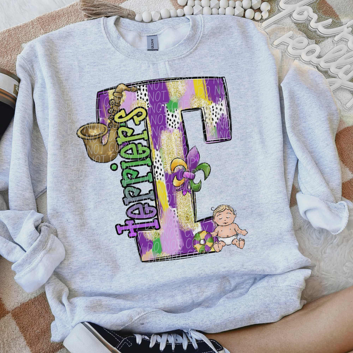 Terriers Mardi Gras (city) DTF Transfer