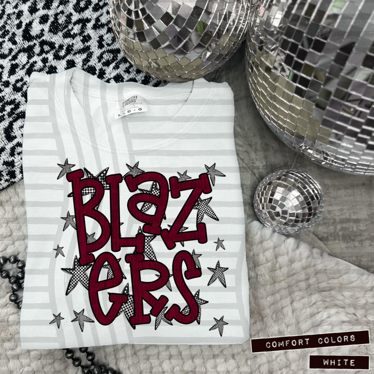 Maroon Staggered Mascots (Caplinger)