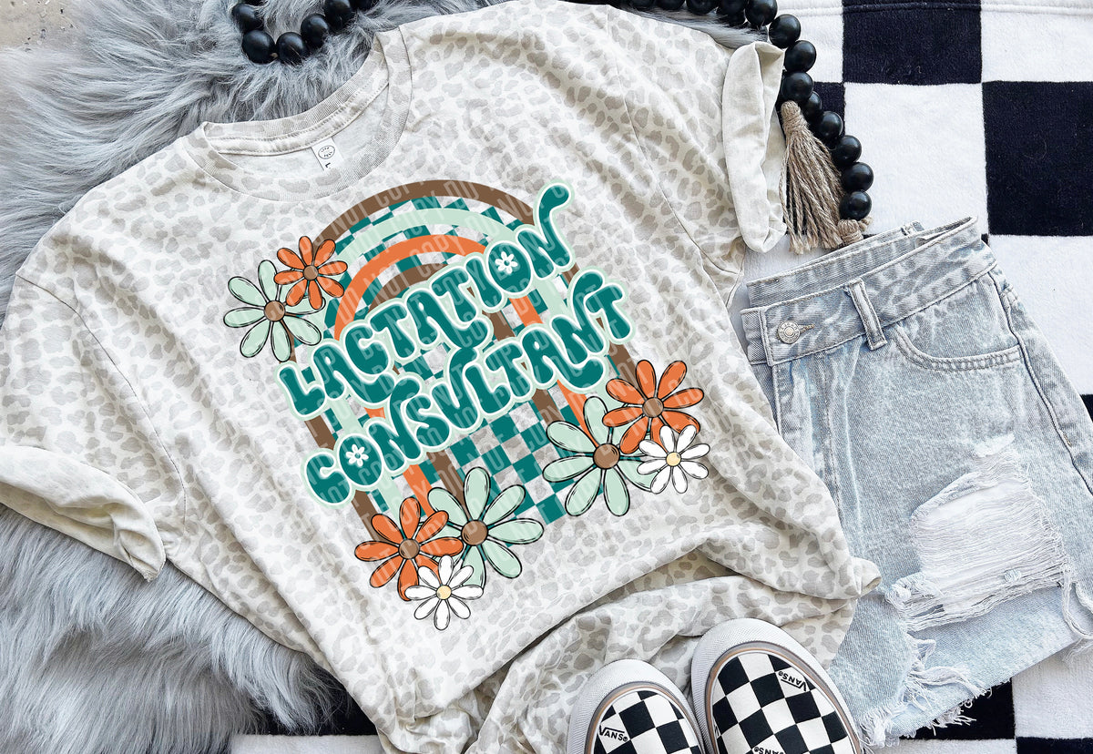 Floral Arch Lactation Consultant 49328 DTF TRANSERS