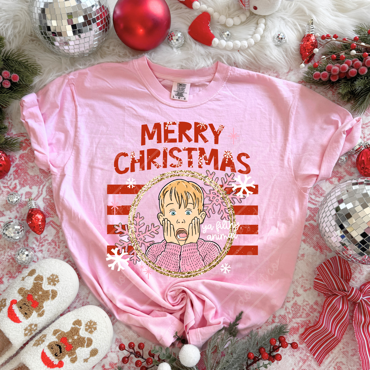 Merry Christmas animal (exclusive) DTF Transfer