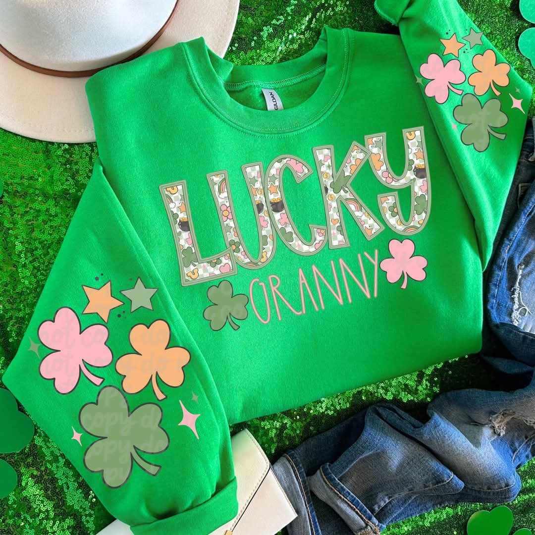 Lucky granny FRONT (VIRGO) 73697 DTF transfer