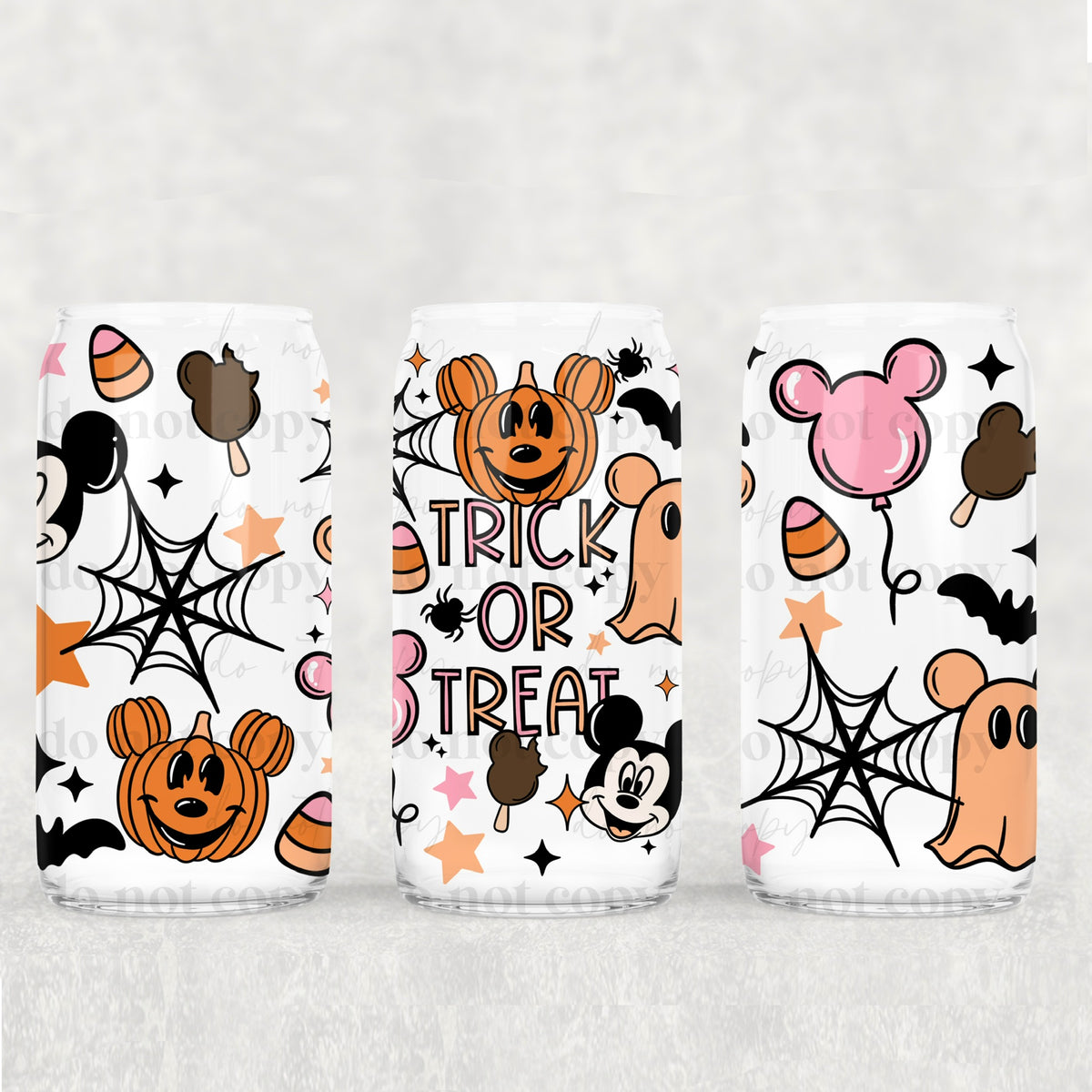 Mouse trick or treat (exclusive) UV DTF WRAP