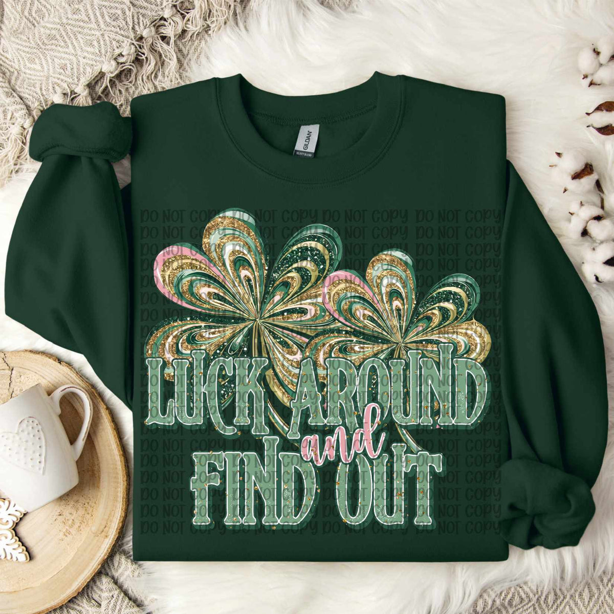 Luck around & find out (VP) 84036 DTF transfer