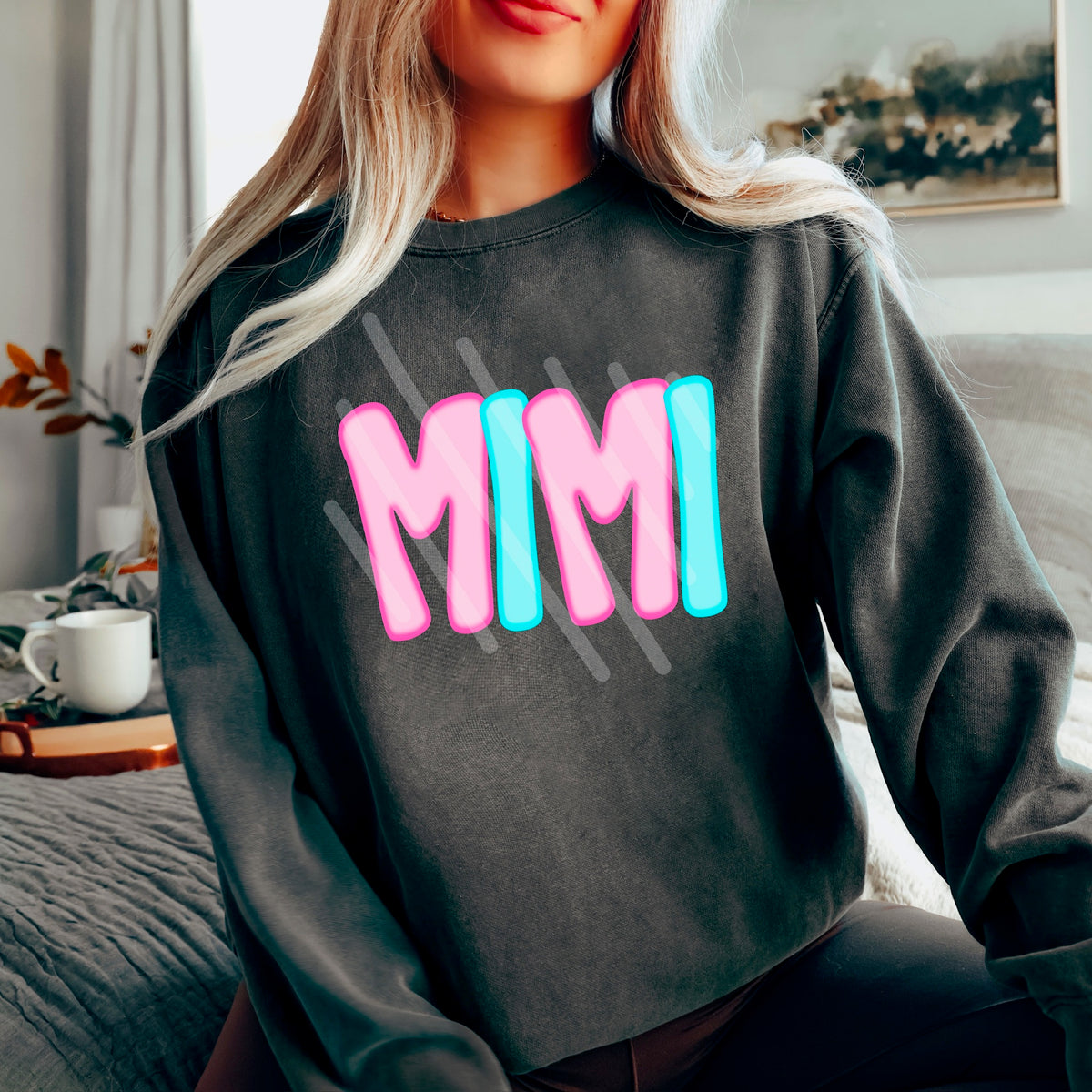 Mimi pink and blue (WNDD) 114252 DTF transfer