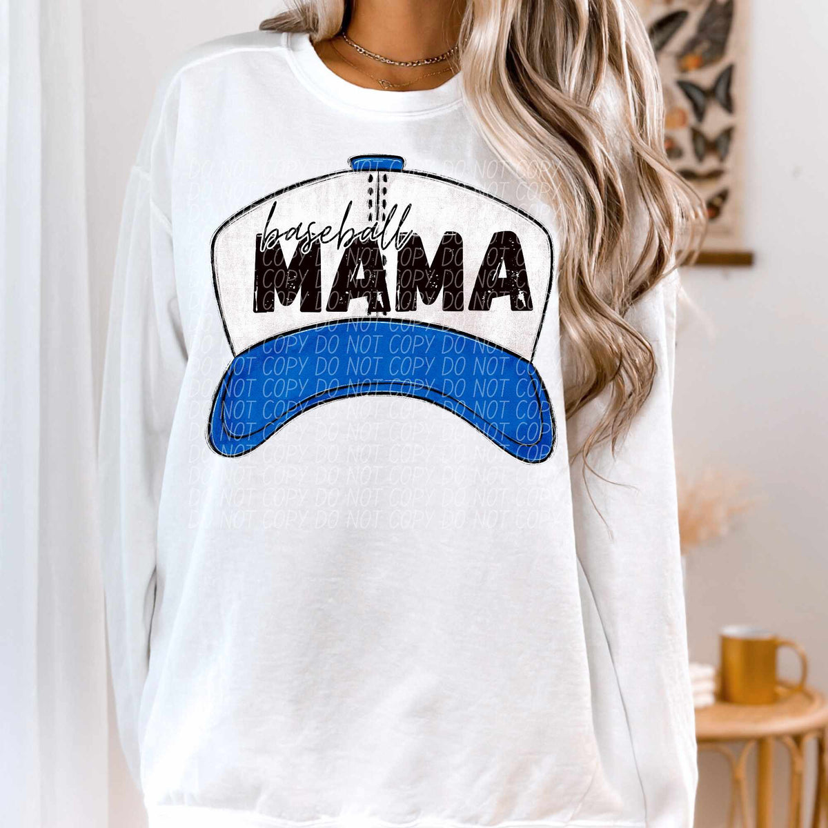 Baseball mama hat (CITY) 84984 DTF transfer