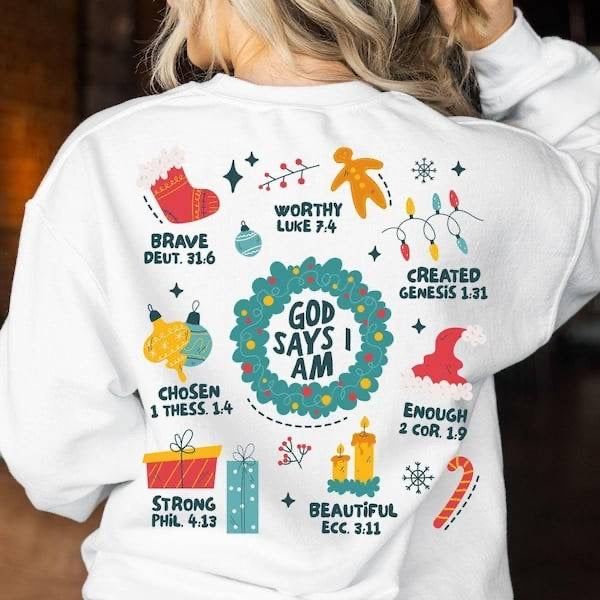 God says I am wreath (KARTA) 62880 DTF transfer