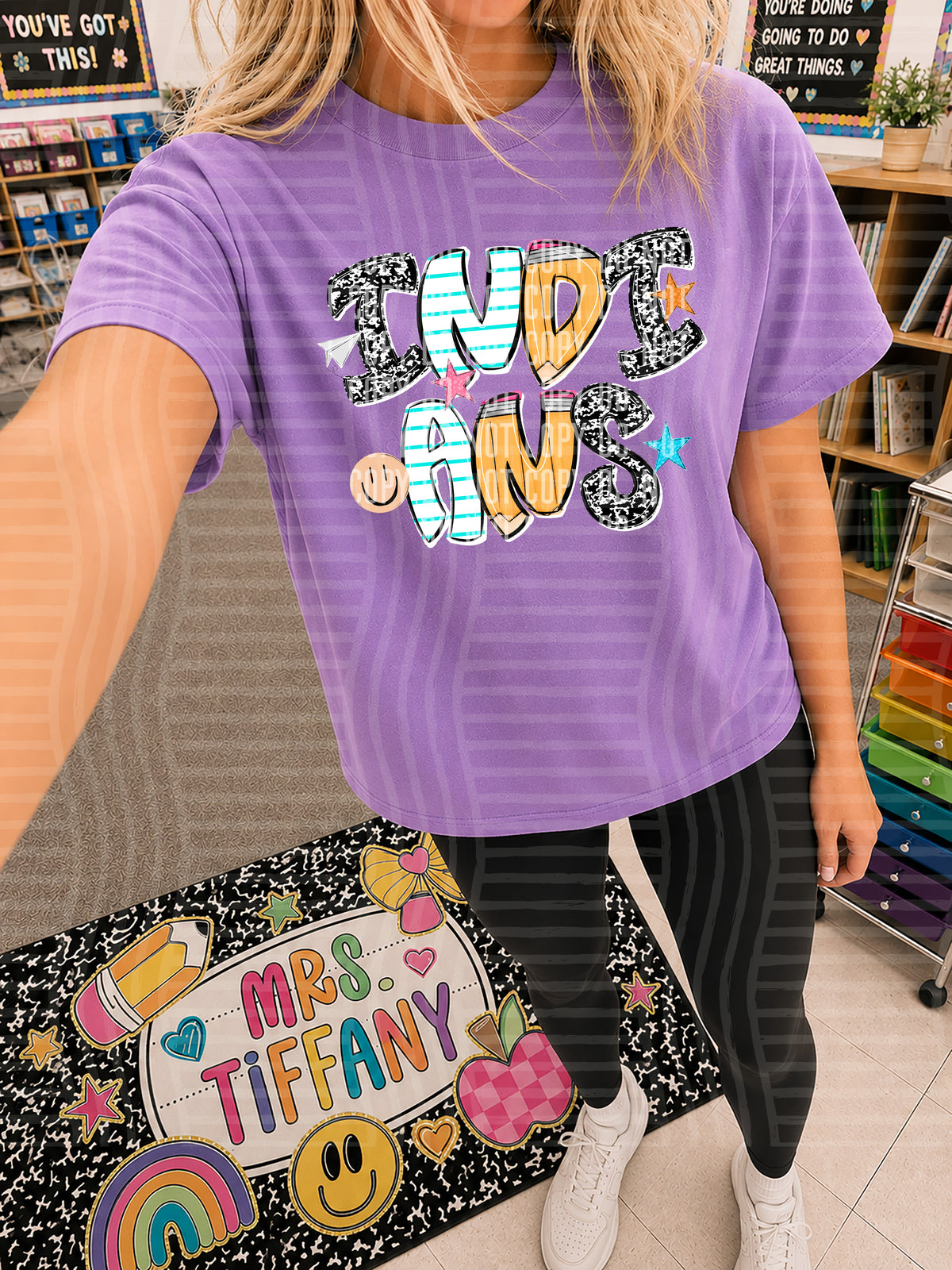 indians pencil paper font (CAPLINGER) DTF Transfer