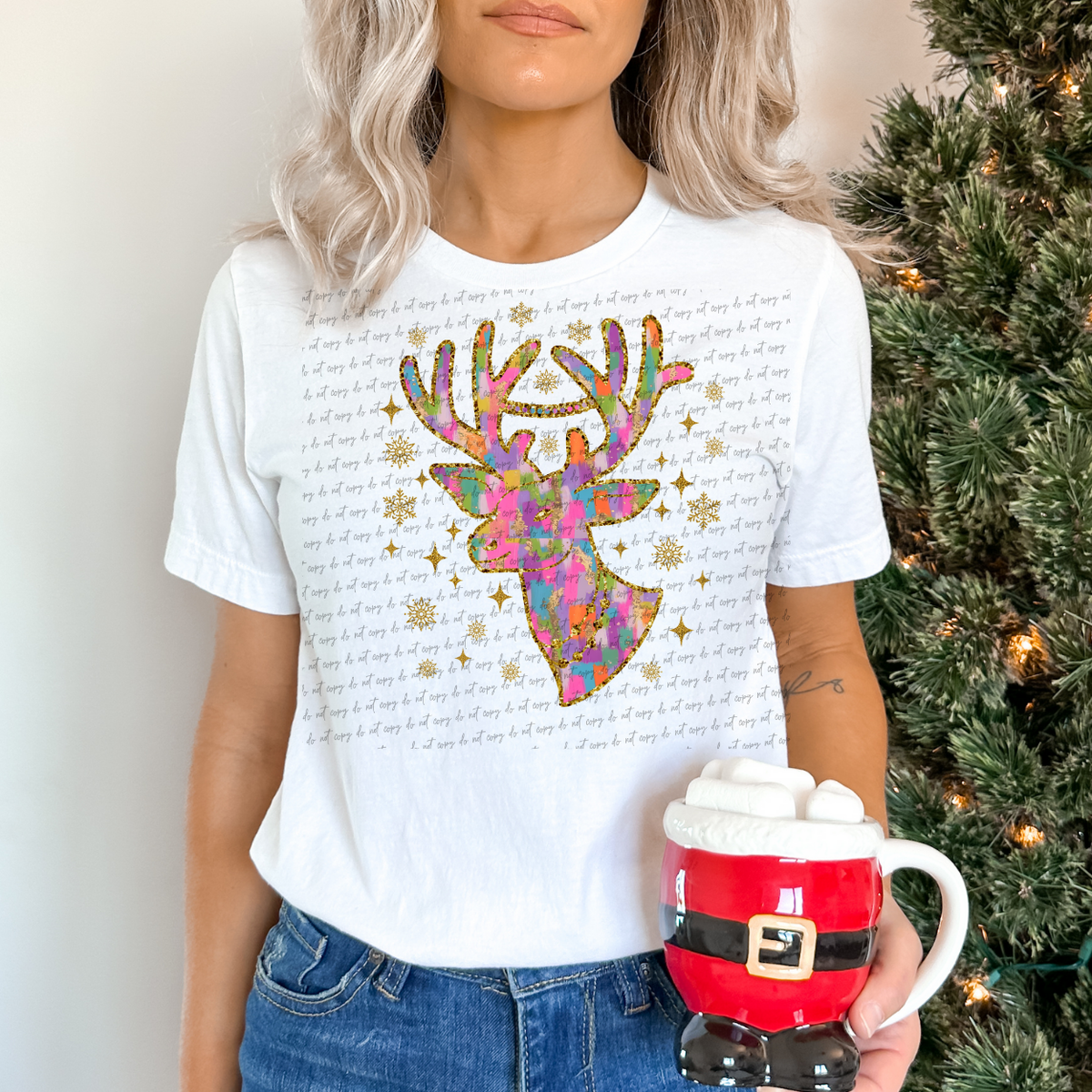 Reindeer DTF Transfer