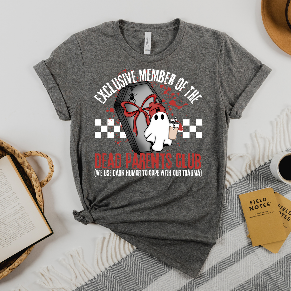 Exclusive Member Of The Dead Parents Members Club (White) 68616 DTF Transfer