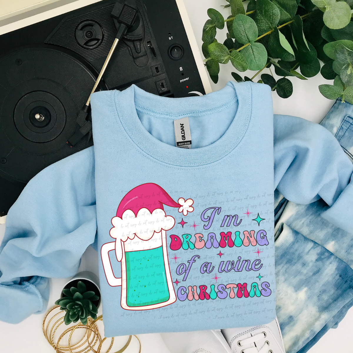 I'm Dreaming Of A Wine Christmas 68182 DTF Transfers