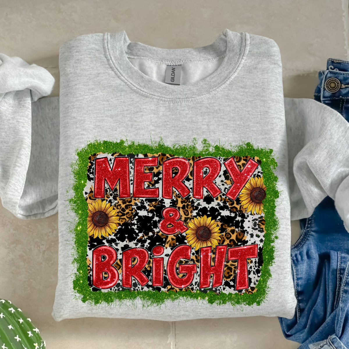 Merry & Bright-38679-DTF transfer