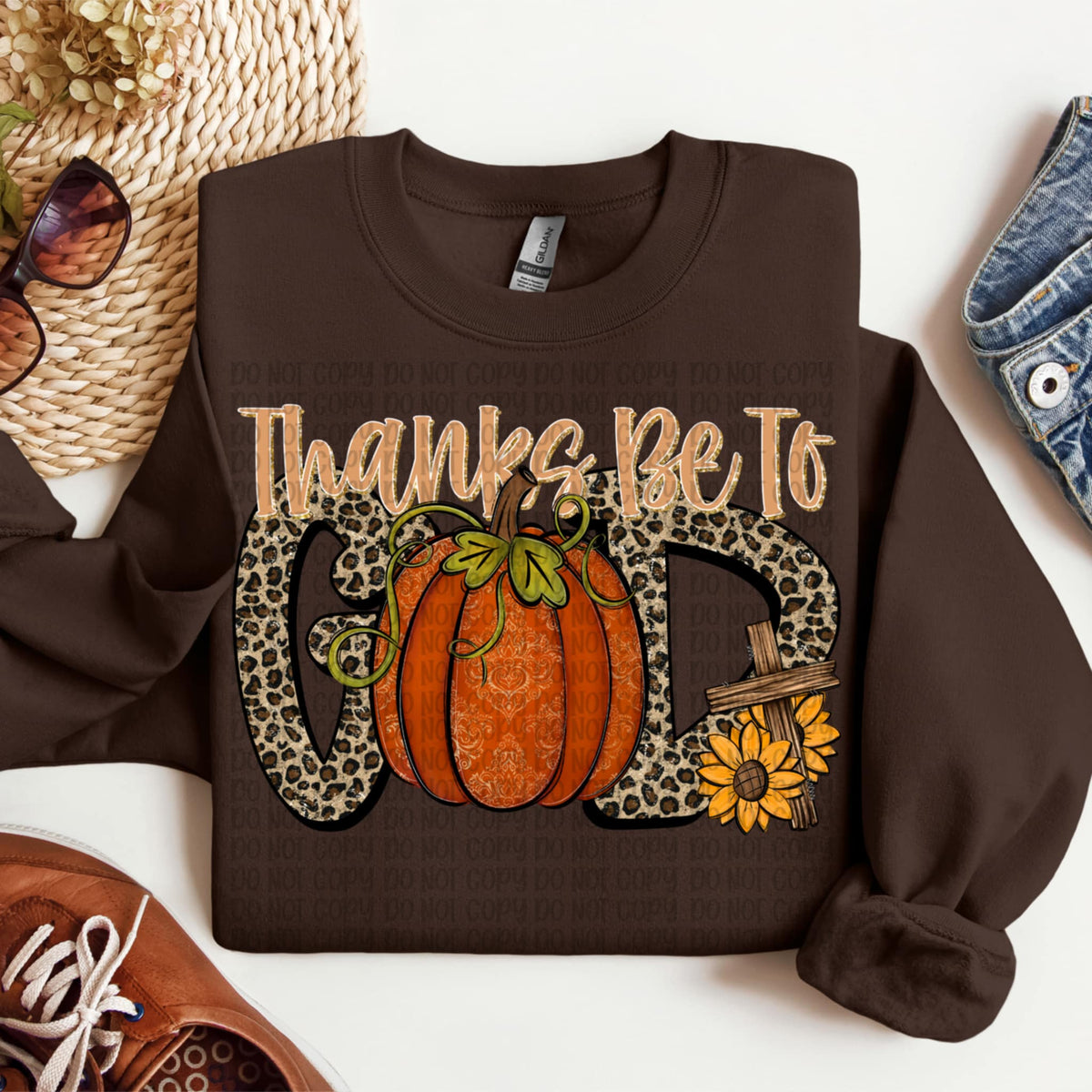 Thanks Be To God Pumpkin (VP) DTF transfer