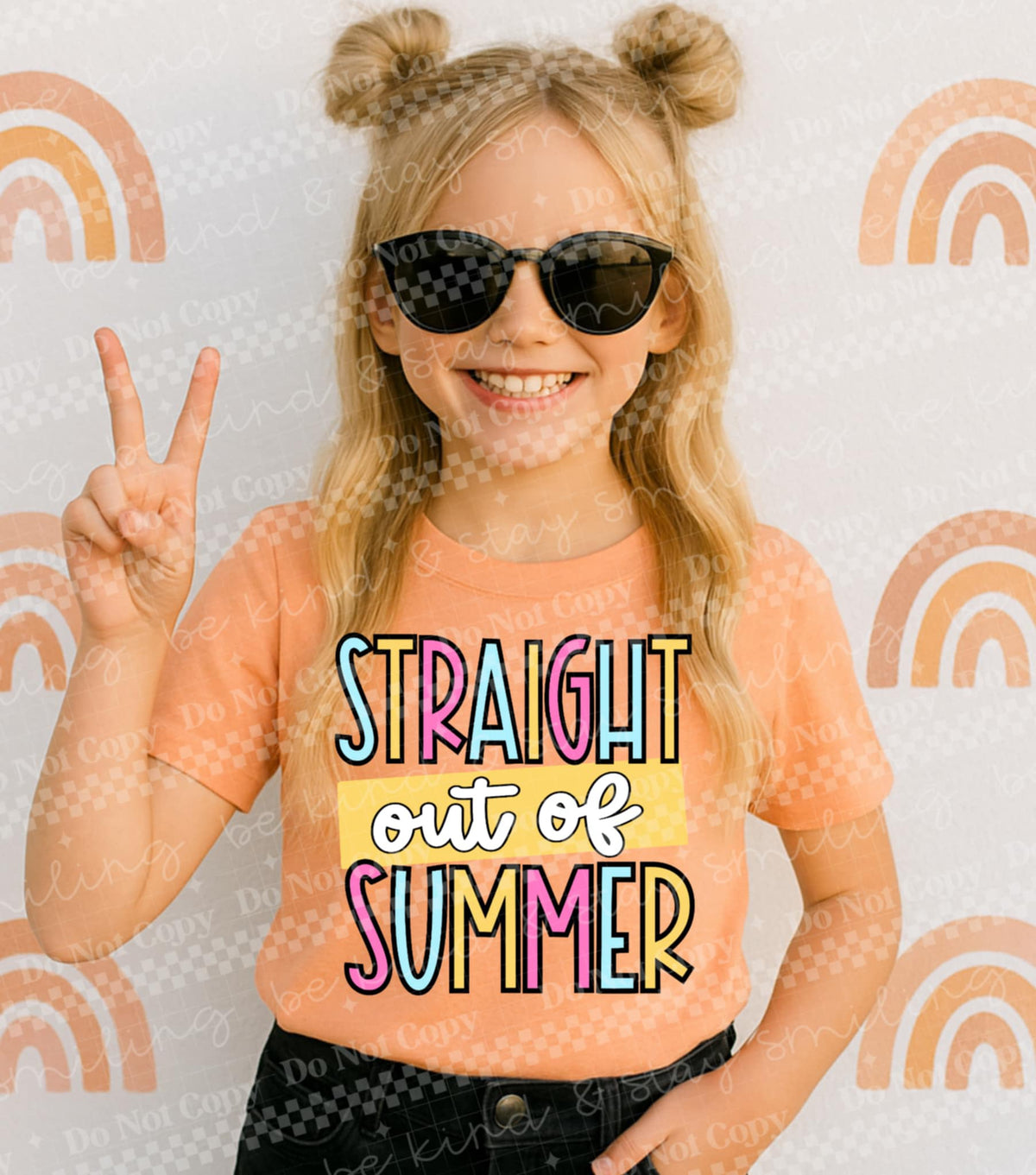 Straight out of Summer DTF transfer