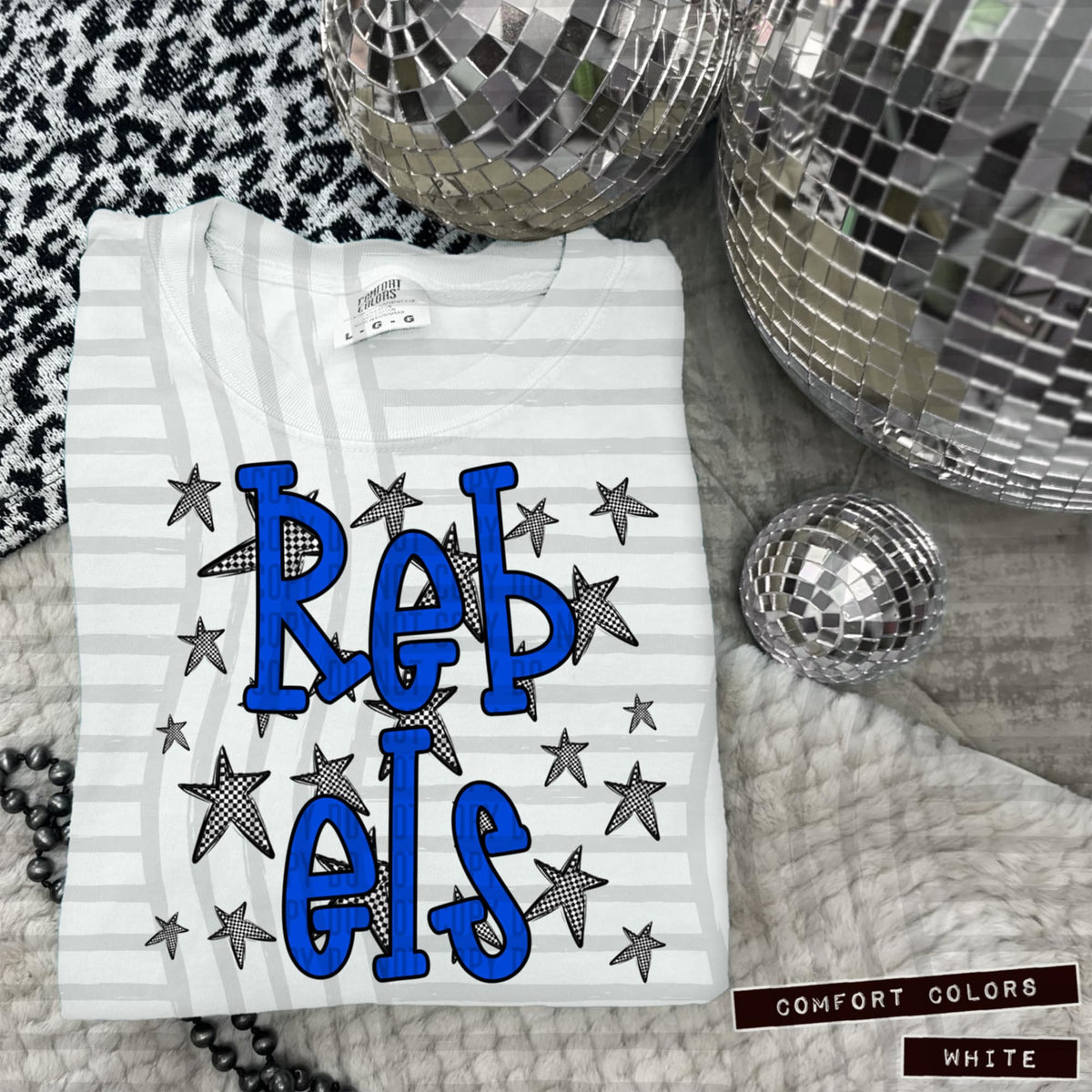 Blue Staggered Mascots (Caplinger)