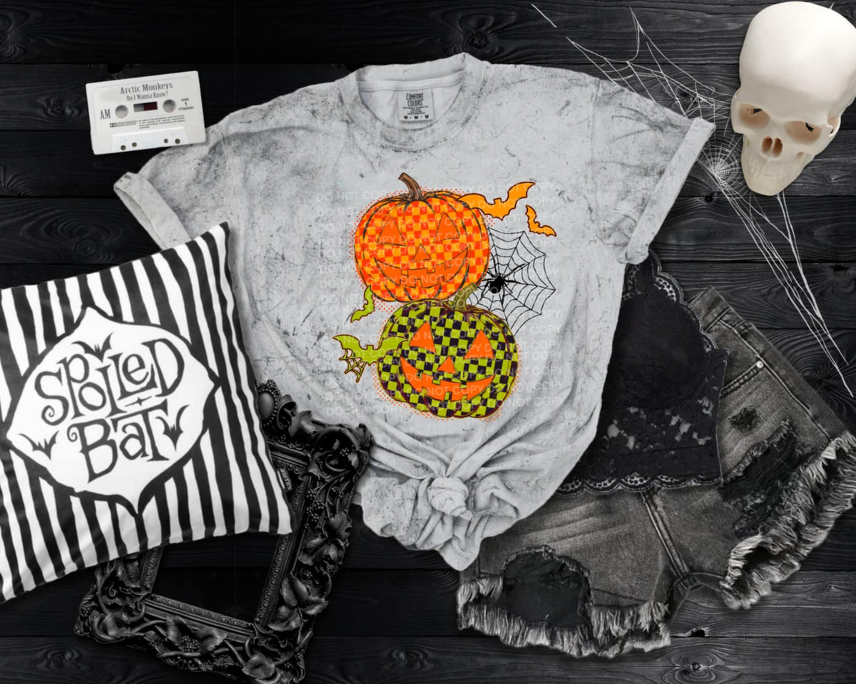 Green Orange Pumpkins (scg) DTF Transfer