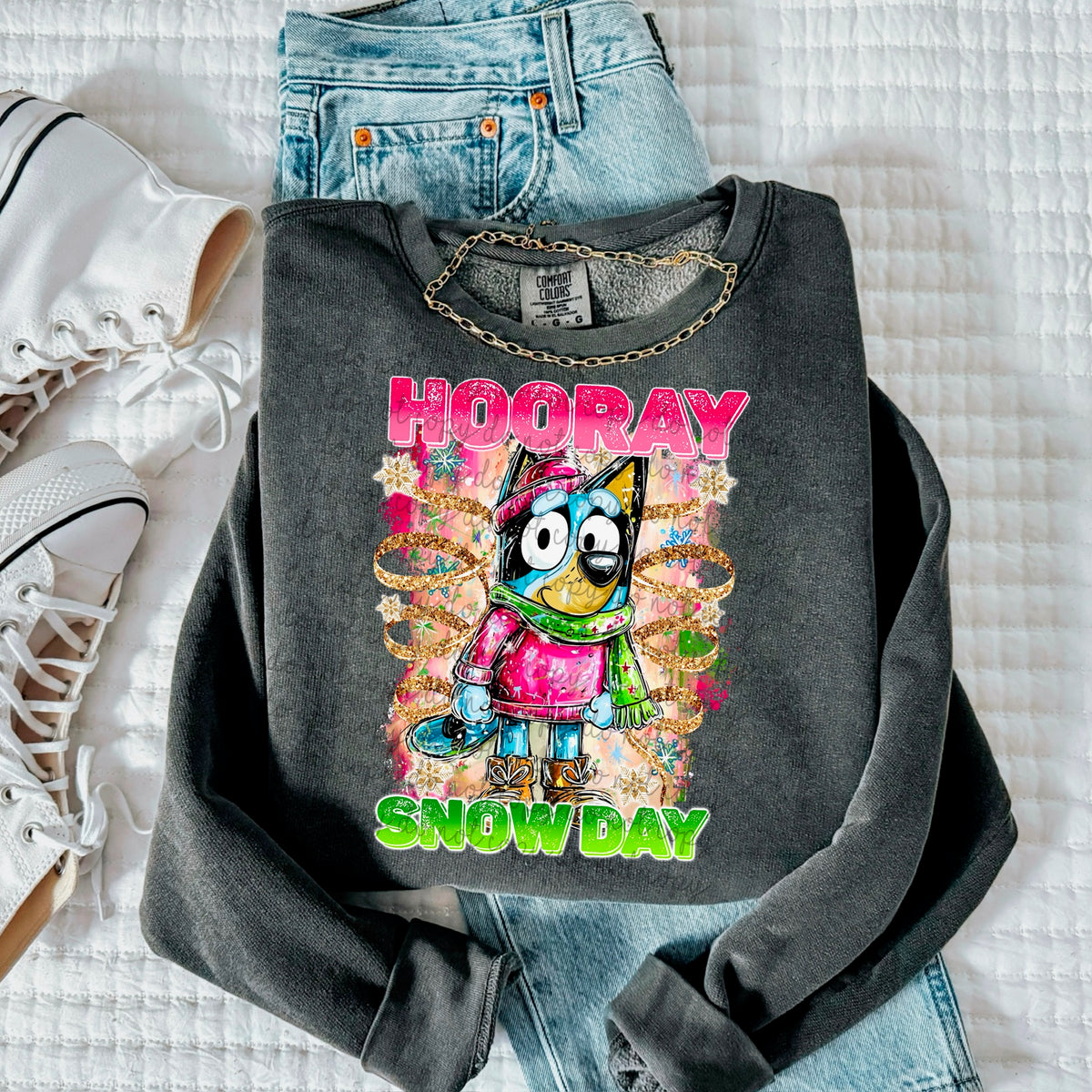 Hooray snow day (SSD) 117535 DTF transfer