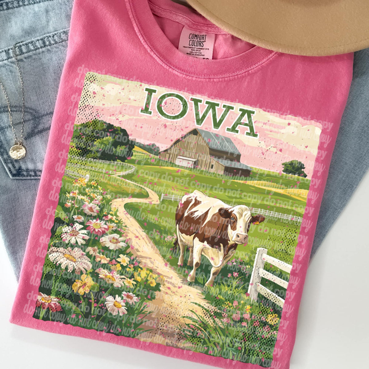 Iowa State Stamp (TTD) 99065 DTF transfer