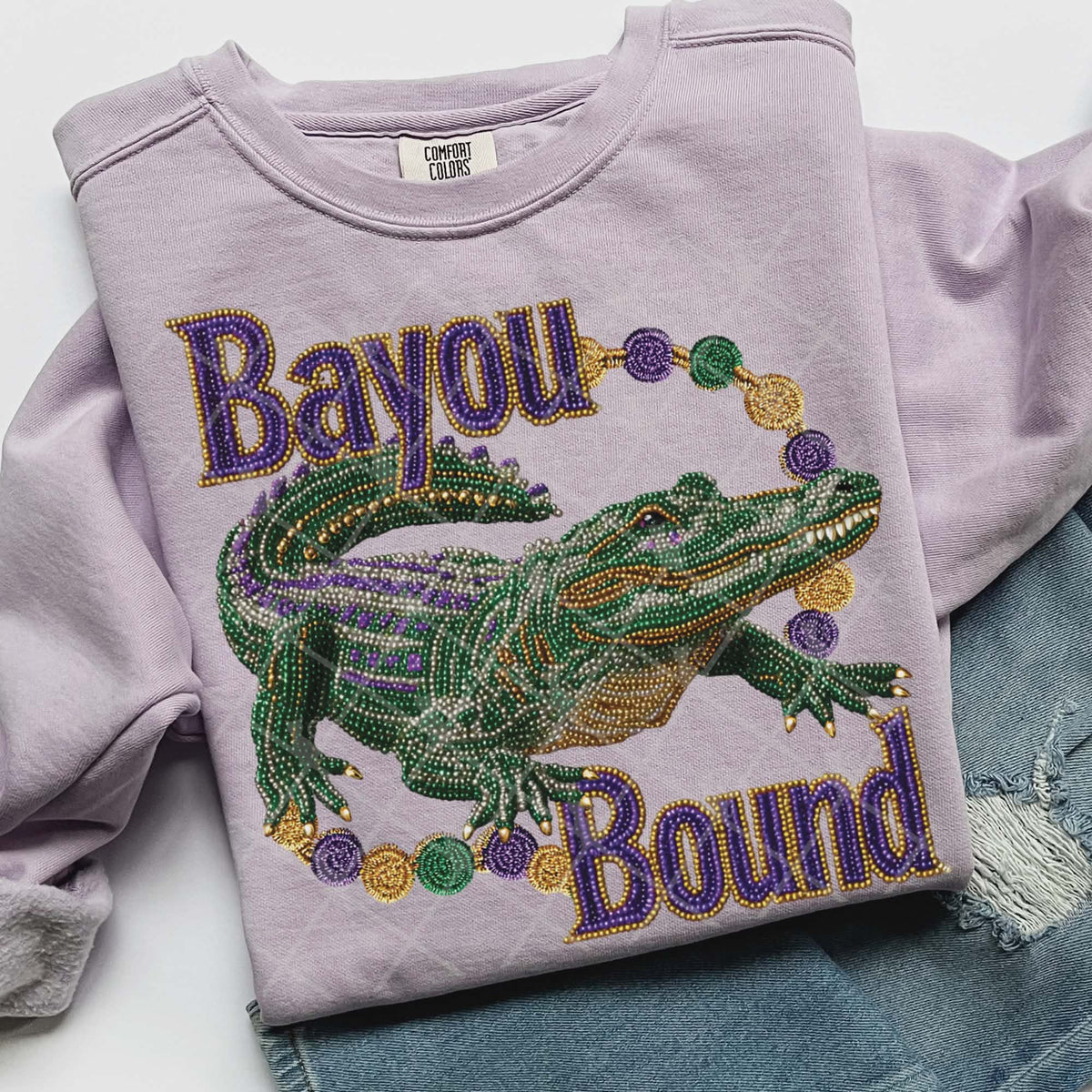 Bayou Bound (TTG) DTF transfer