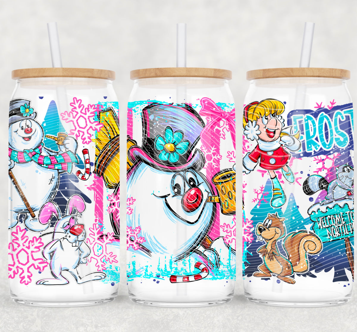 The snowman (AG) UV DTF WRAP