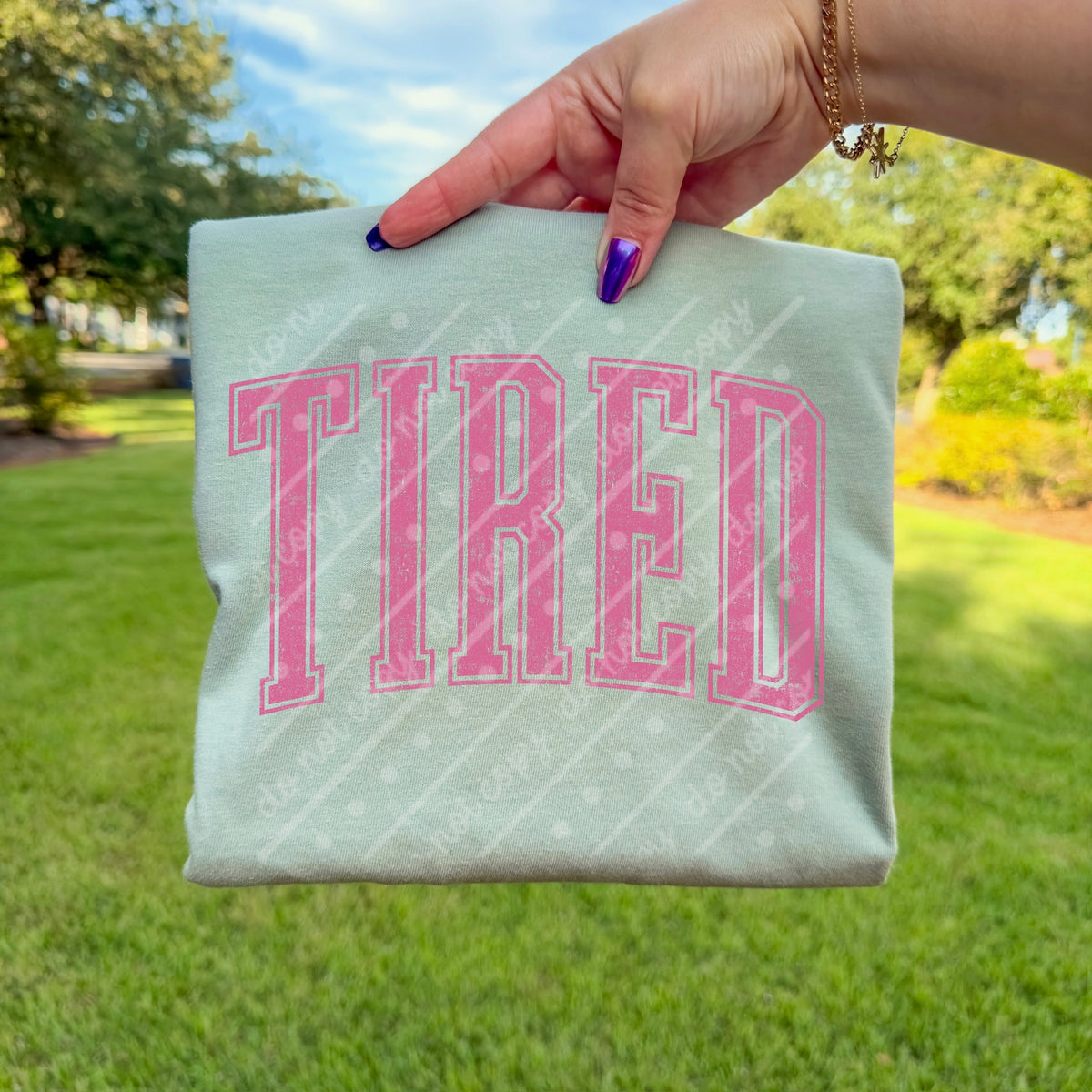 Tired Pink (scarlow) DTF transfer