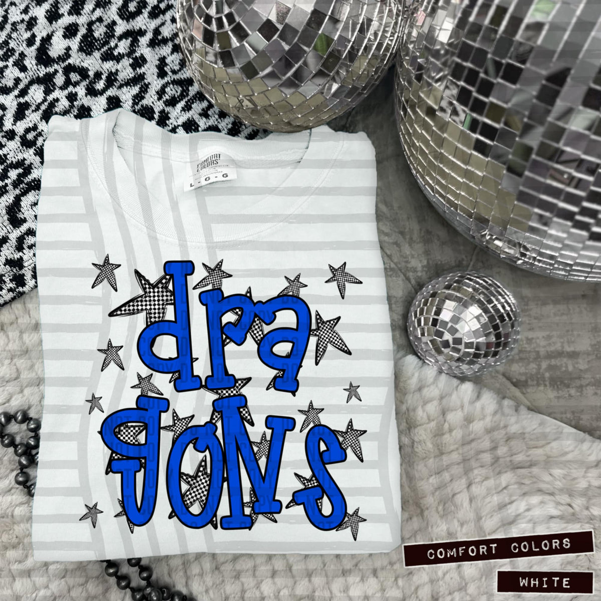 Blue Staggered Mascots (Caplinger)