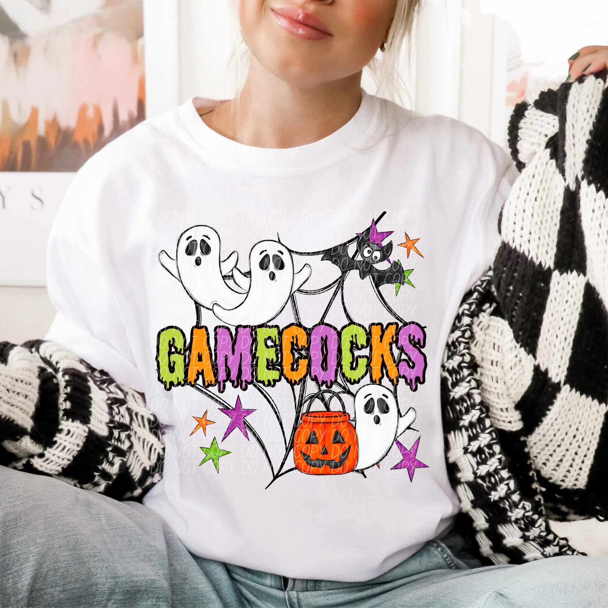 Gamecocks Halloween (City) DTF transfer