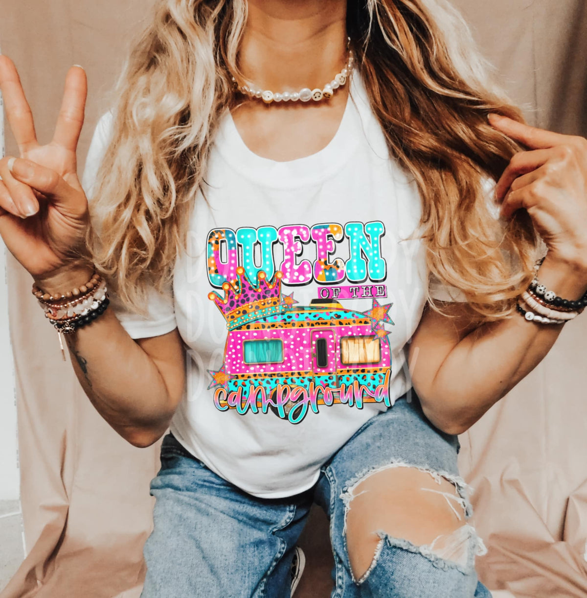 Queen of the campground (PH) 99751 DTF transfer
