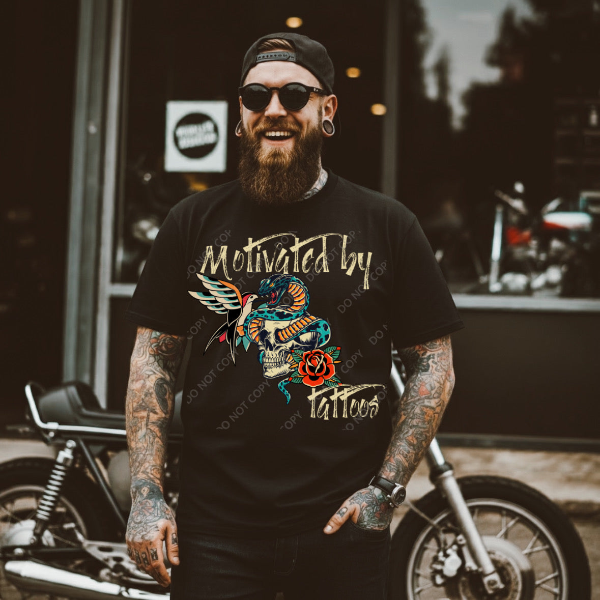 Motivated by tattoos 103763 DTF transfer