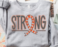 Strong orange ribbon (S&G) 52743 DTF transfer