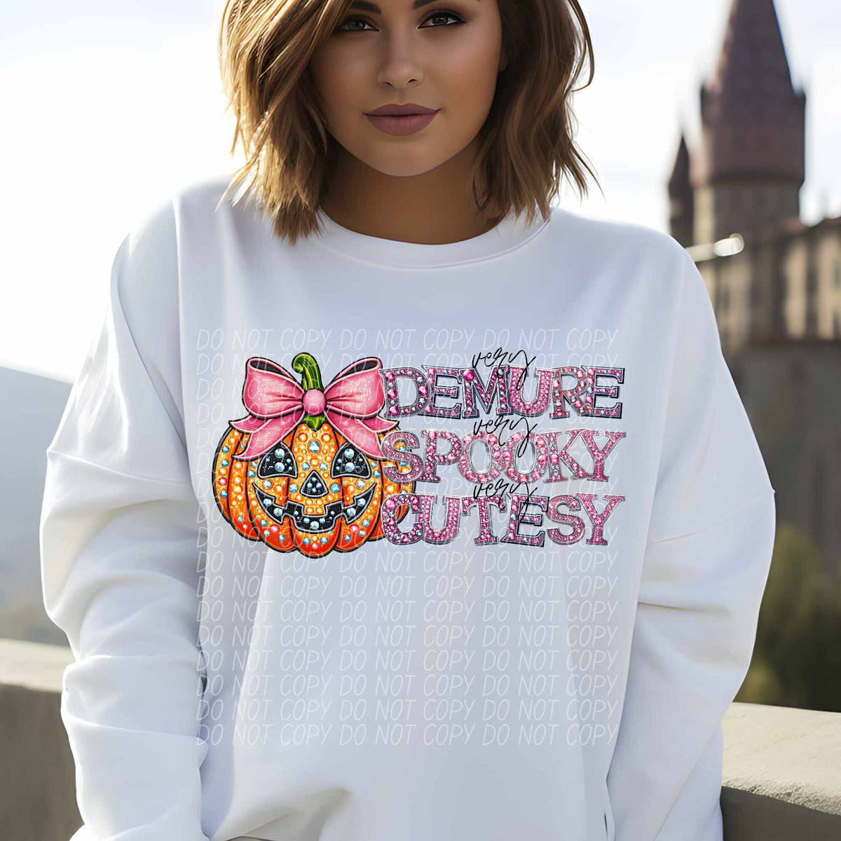 Very demure very spooky very cutest pumpkin 55719 DTF transfer