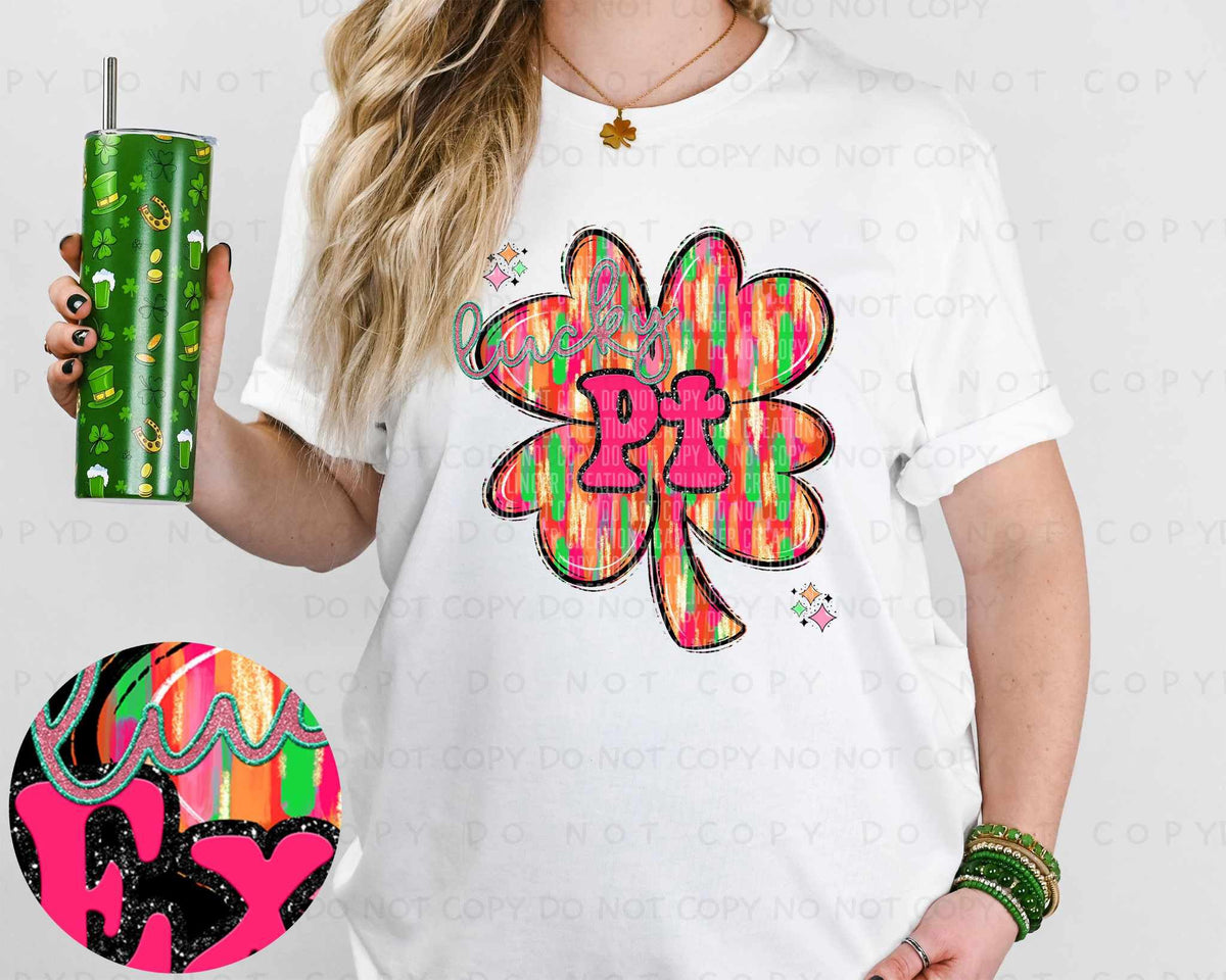 PT brushstroke clover (Caplinger) 80340 DTF transfer