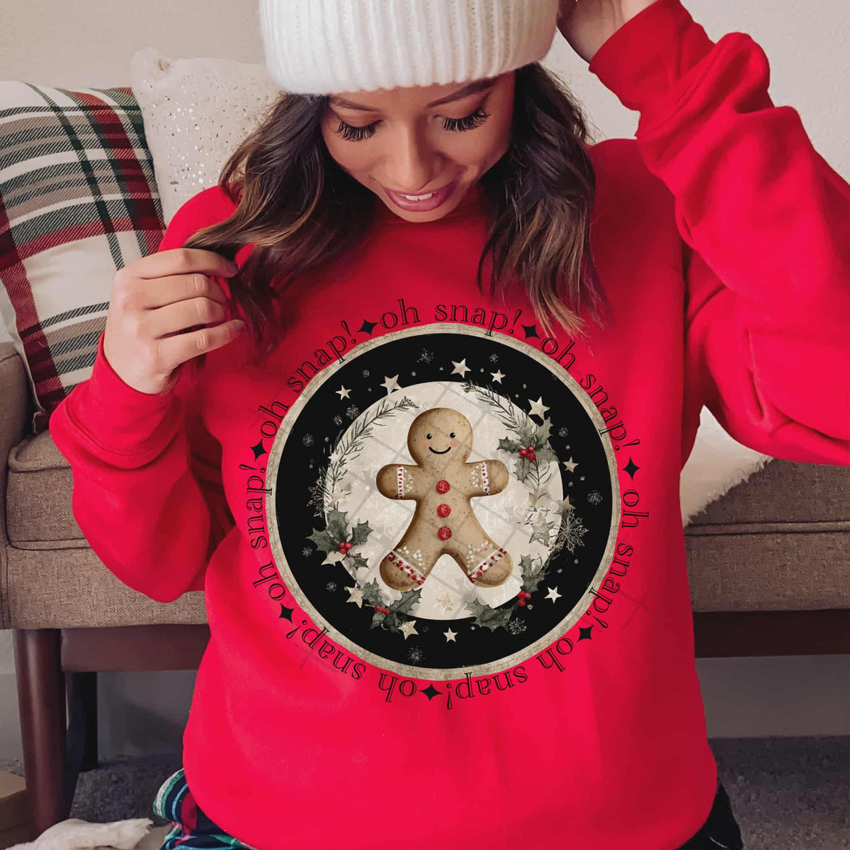 Gingerbread Circle (TTD) DTF transfer