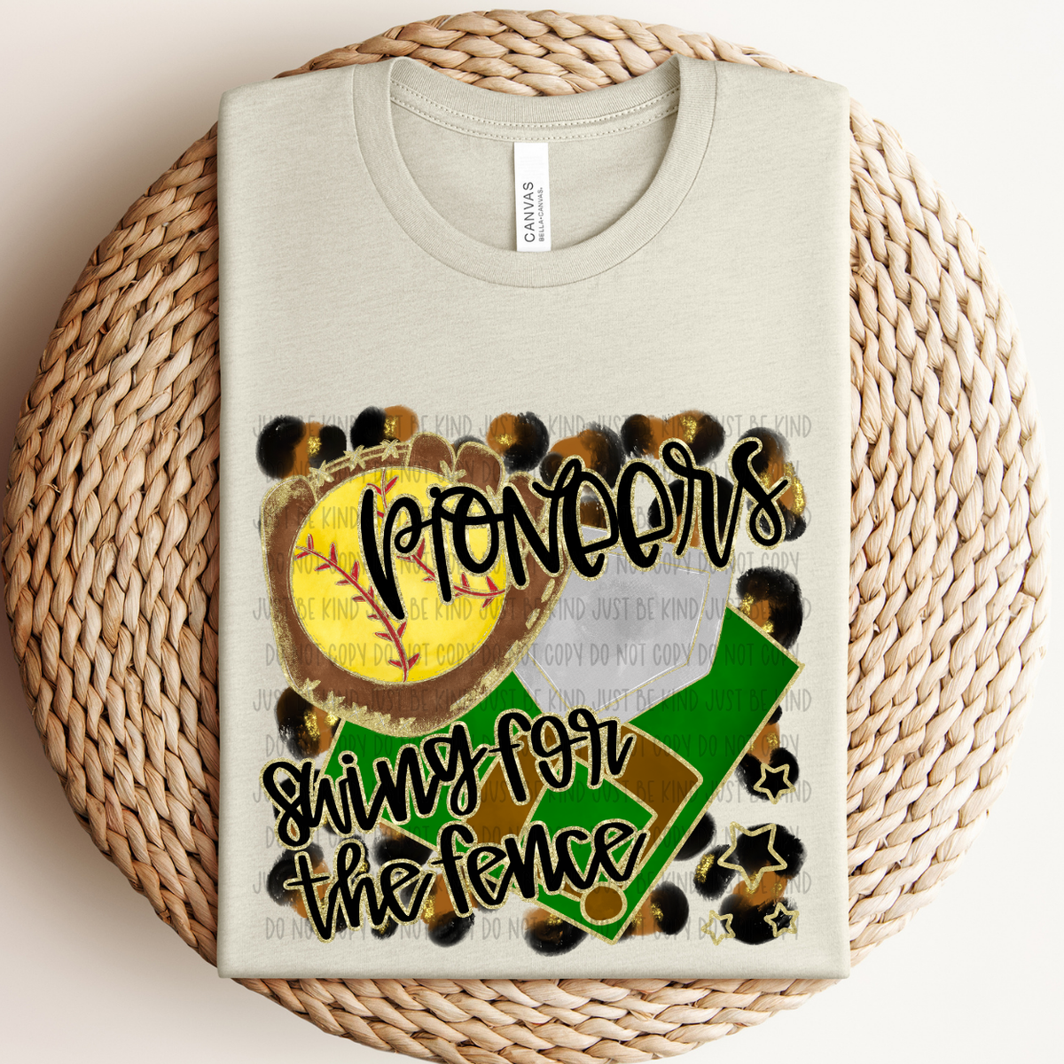 Softball Pioneers For The Fence (Caplinger) 83498 DTF Transfer