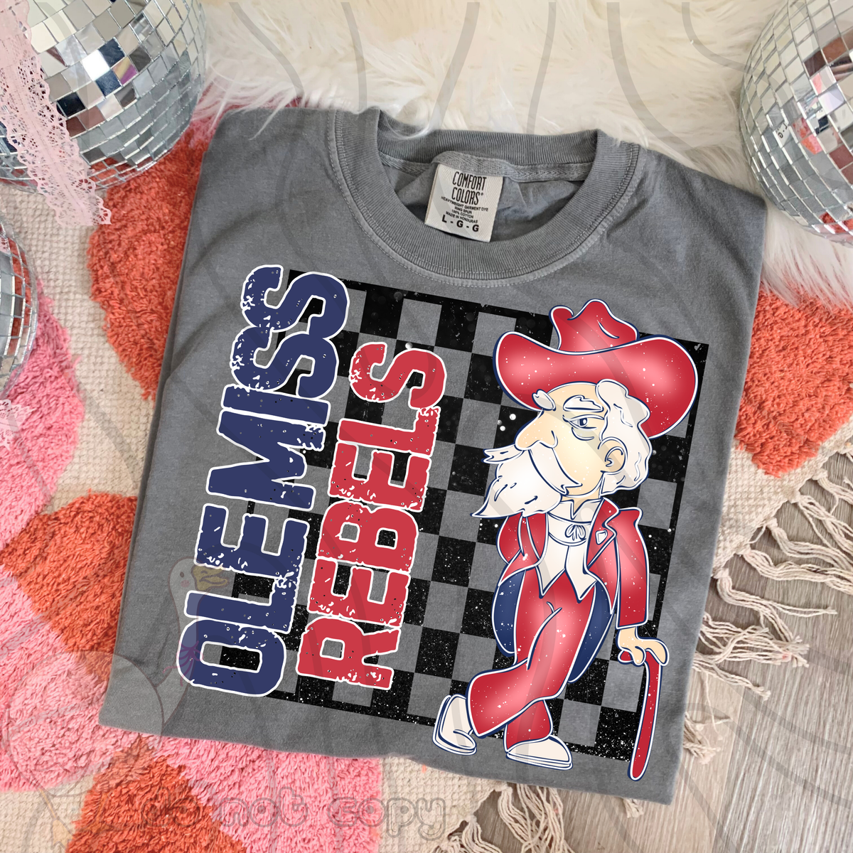 clemiss rebels 61 one team one vision (dkdbk) DTF transfer