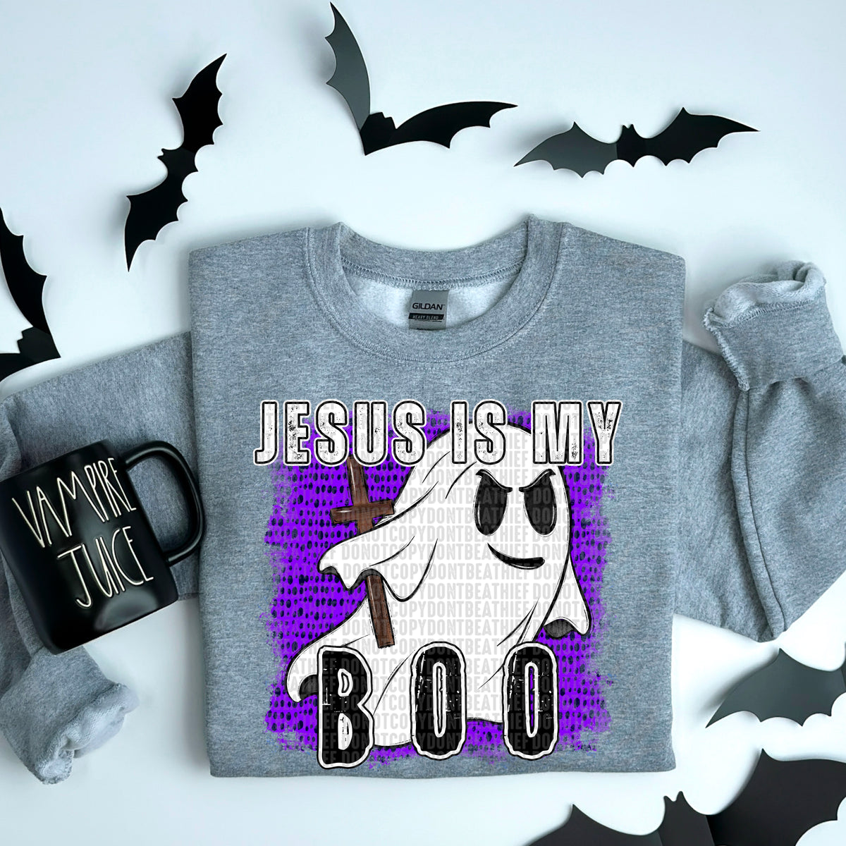 Jesus is my boo 103666 DTF transfer