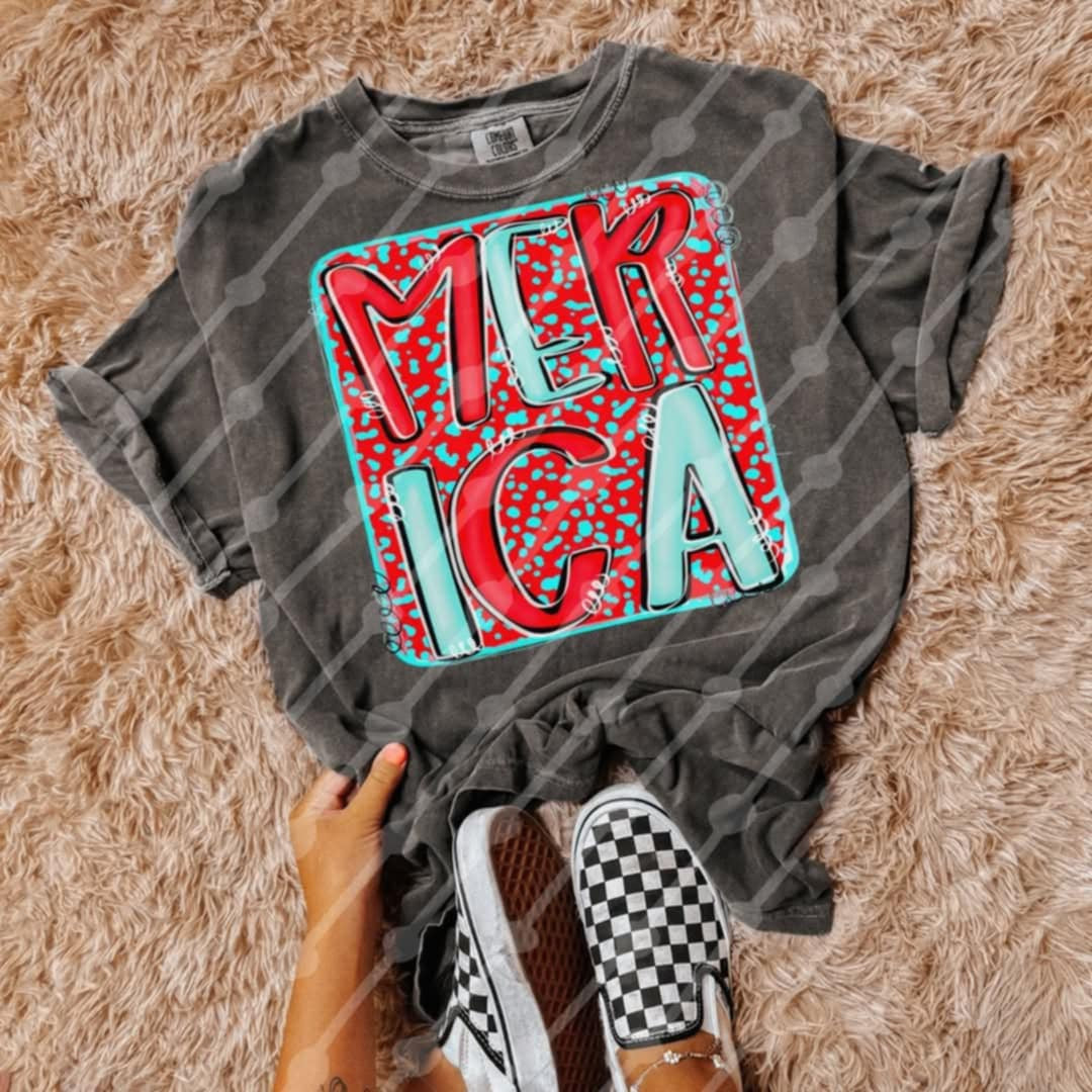 Merica frame (JBD) 98908 DTF transfer