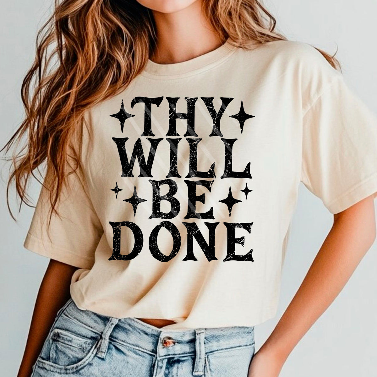 Thy will be done 114139 DTF transfer