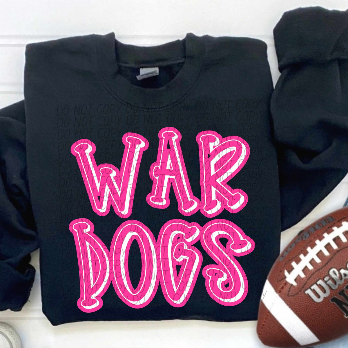 War dogs hot pink 55373 DTF transfer