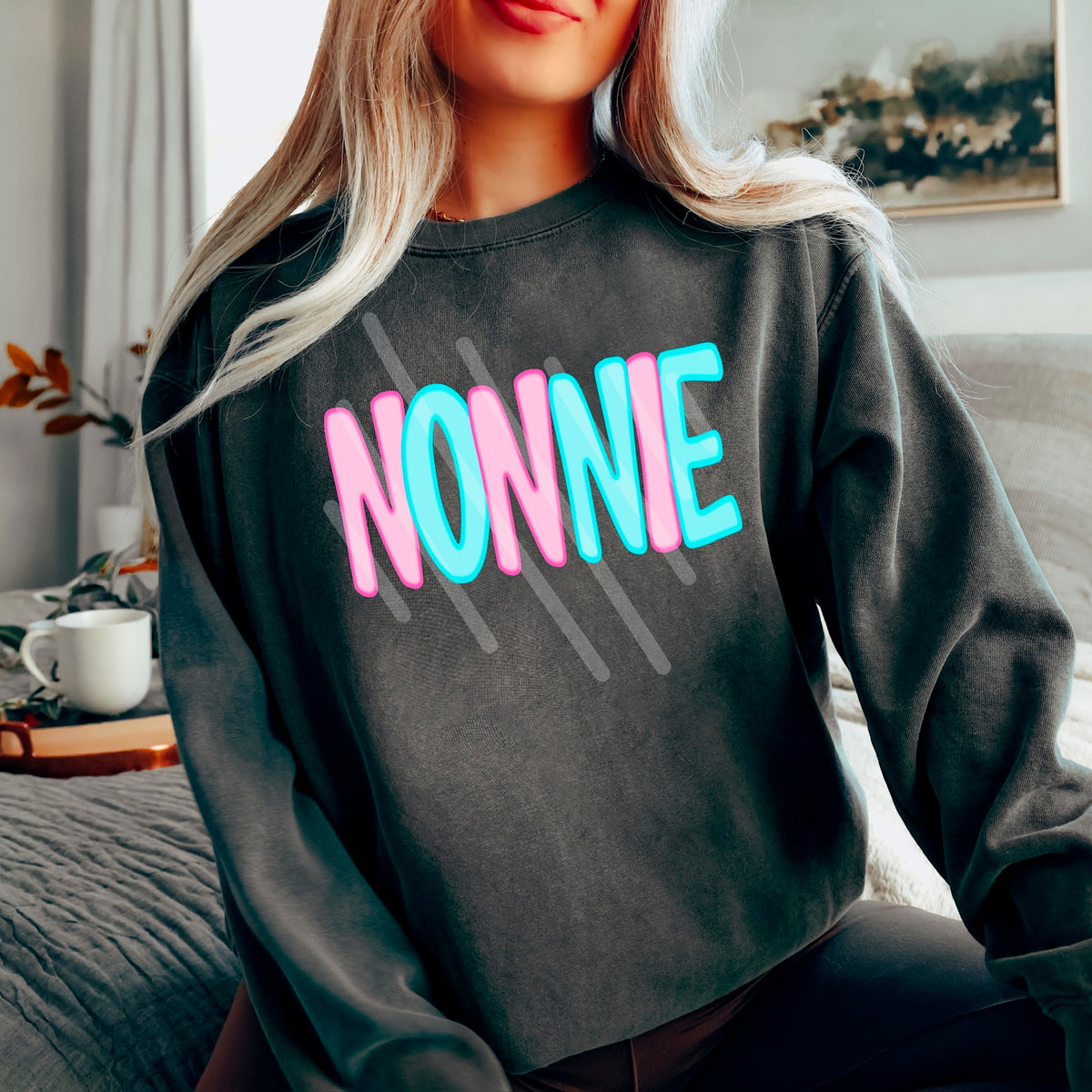 Nonnie pink and blue (WNDD) 114228 DTF transfer