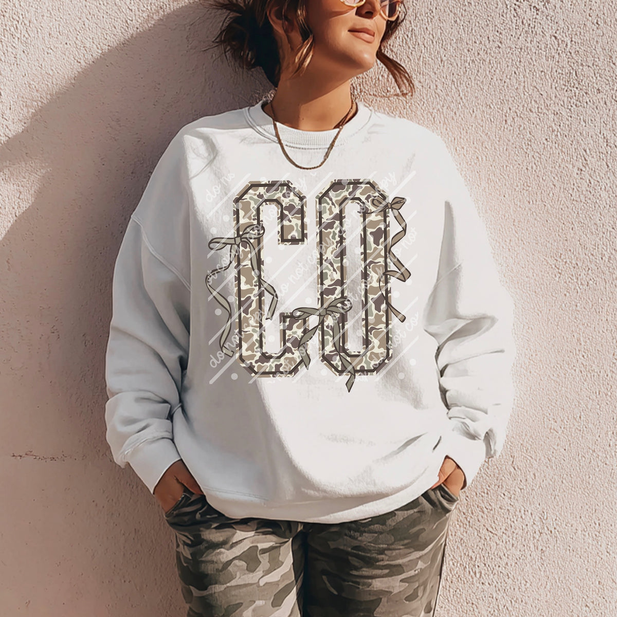 CO camo bow state (scarlow) DTF Transfer